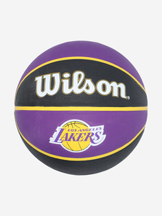 Мяч баскетбольный Wilson NBA Team Tribute BSKT LA Lakers, Фиолетовый, размер 7