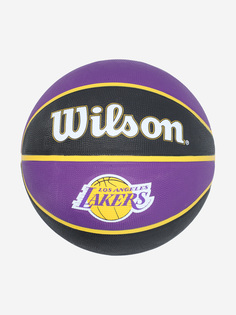 Мяч баскетбольный Wilson NBA Team Tribute BSKT LA Lakers, Фиолетовый, размер 7