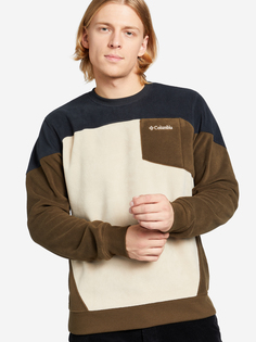 Джемпер флисовый мужской Columbia Columbia Lodge Fleece Crew, Бежевый, размер 46