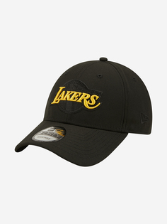 Бейсболка мужская New Era 9Forty NBA Los Angeles Lakers, Черный, размер Без размера