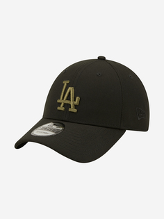 Бейсболка мужская New Era 9Forty MLB Los Angeles Dodgers, Черный, размер Без размера