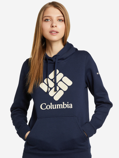 Худи женская Columbia Columbia Trek Graphic Hoodie, Синий, размер 42