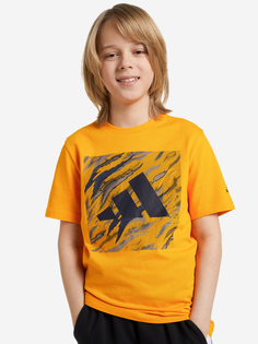 Футболка для мальчиков adidas Water Tiger Graphic, Желтый, размер 128