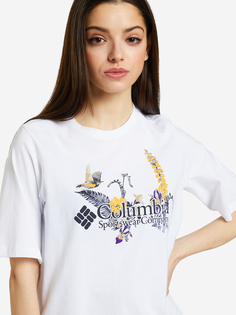 Футболка женская Columbia North Cascades Relaxed Tee, Белый, размер 42