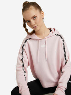 Худи женская PUMA Power Tape Cropped, Розовый, размер 42-44