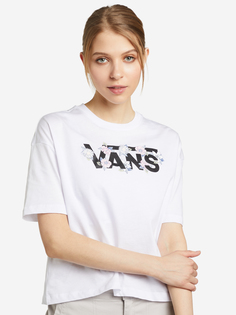 Футболка женская Vans Flow Rina, Белый, размер 38