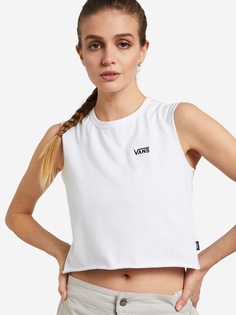 Майка женская Vans Junior V Muscle Crop, Белый, размер 38