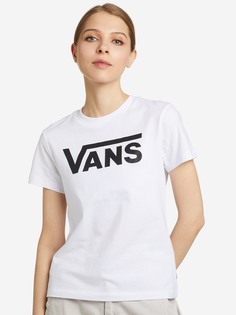 Футболка женская Vans Flying V Crew, Белый, размер 38