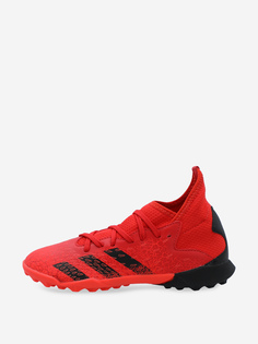 Бутсы для мальчиков adidas Predator Freak .3 TF J, Красный, размер 32