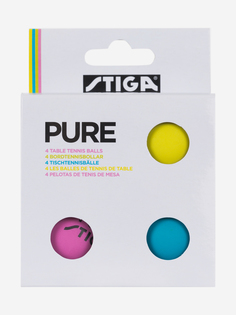 Мячи для настольного тенниса Stiga, 4 шт., Мультицвет, размер Без размера