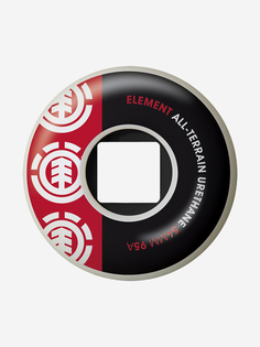 Набор колес для скейтборда 54х35 мм, жесткость 95А, 4 шт., Красный, размер Без размера Element