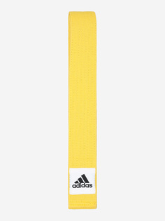 Пояс для кимоно adidas, 240 см, Желтый, размер Без размера