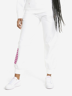 Брюки женские PUMA Power Colorblock, Белый, размер 40-42