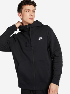 Толстовка мужская Nike Sportswear Club Fleece, Черный, размер 44-46