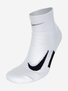 Носки Nike Elite Cushion Quarter, 1 пара, Белый, размер 37.5-39.5