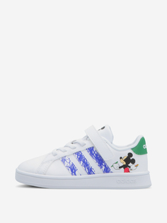 Кеды для мальчиков adidas Grand Court MM EL C, Белый, размер 27