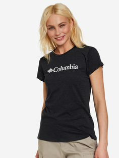 Футболка женская Columbia Columbia Trek SS Graphic Tee, Черный, размер 46