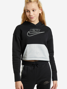 Худи для девочек Nike Sportswear Club, Черный, размер 128-137