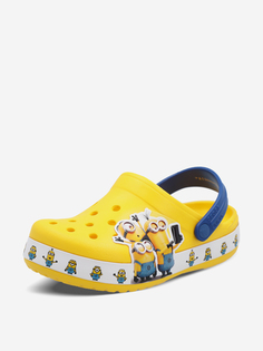 Шлепанцы детские Crocs CrocsFL Minions Multi Clg K, Желтый, размер 25