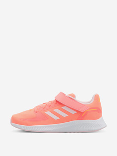 Кроссовки для девочек adidas Runfalcon 2.0 EL K, Красный, размер 33