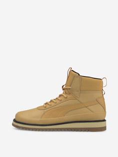 Ботинки утепленные мужские PUMA Desierto V2 WTR Rubber, Бежевый, размер 39.5