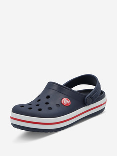 Шлепанцы для мальчиков Crocs Crocband Clog T, Синий, размер 21