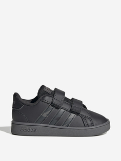 Кеды для мальчиков adidas Grand Court CF I, Черный, размер 21