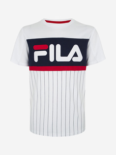 Футболка для мальчиков FILA, Белый, размер 134