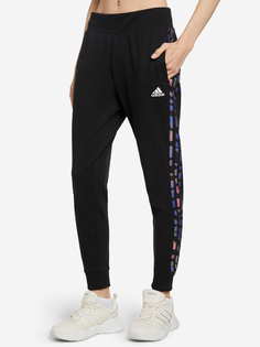 Брюки женские adidas Tiger Print, Черный, размер 42-44