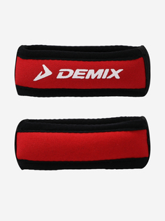 Утяжелители для рук Demix, 2 x 0,1 кг, Красный, размер Без размера