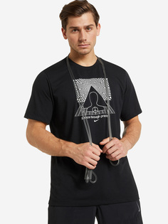 Футболка мужская Nike Yoga Dri-FIT, Черный, размер 44-46