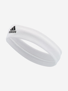 Повязка женская adidas Tennis Headband, Белый, размер 58
