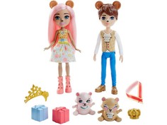 Кукла Enchantimals Брейли Миша и Бэннон Миша с питомцами GYJ07 Mattel