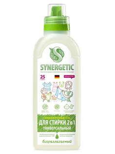 Средство Гель для стирки Synergetic гипоаллергенный универсальный 2в1 750ml 4607971452058