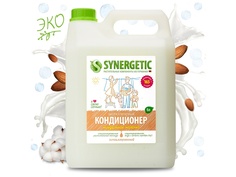 Средство Кондиционер для белья Synergetic Миндальное молочко 5L 4623722341242