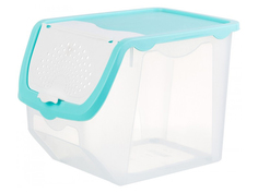 Контейнер для овощей Elan Gallery 506 12L Transparent-Turquoise 640137