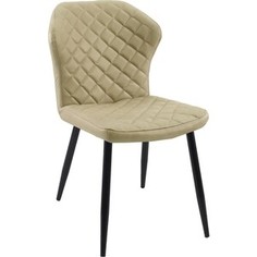 Стул Дик DikLine 239 кож/зам beige, ножки черные