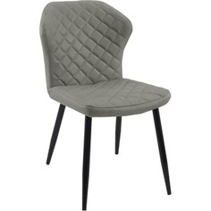 Стул Дик DikLine 239 кож/зам grey, ножки черные