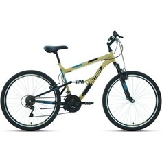 Велосипед Altair MTB FS 26 1.0 (2021) 18 бежевый