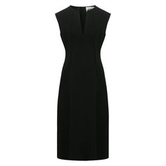 Платье из вискозы и шелка Jil Sander