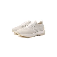 Кожаные кроссовки Santoni