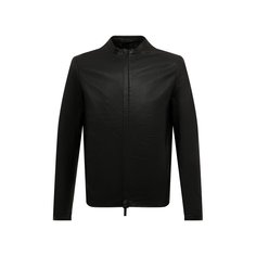 Кожаная куртка Emporio Armani