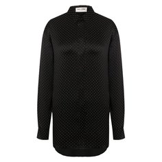 Шелковая рубашка Saint Laurent