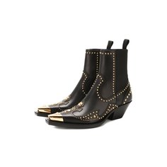 Кожаные ботинки Medusa Western Versace