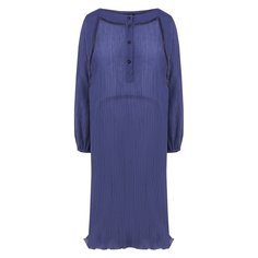 Платье из смеси хлопка и шелка Giorgio Armani