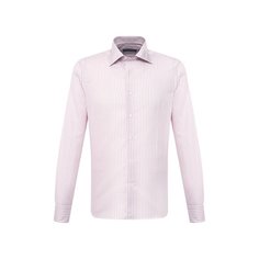 Сорочка из хлопка и льна Canali