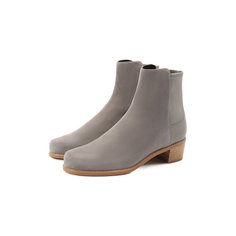 Замшевые ботильоны Stuart Weitzman