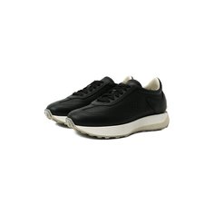 Кожаные кроссовки Santoni
