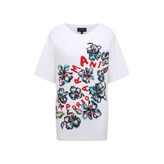 Хлопковая футболка Emporio Armani