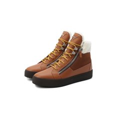 Кожаные кеды Trek Giuseppe Zanotti Design